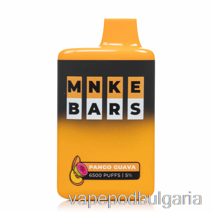 Vape 10000 Дръпки Mnke Bars 6500 еднократна употреба Pango Guava